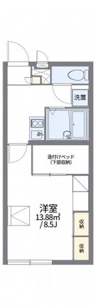 レオパレススマイル　８の物件間取画像